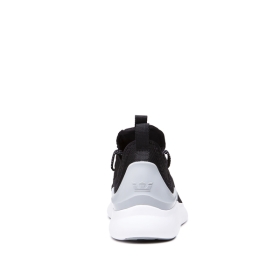 Mens Supra Trainers FACTOR Black/Lt Grey/white | AU-30257